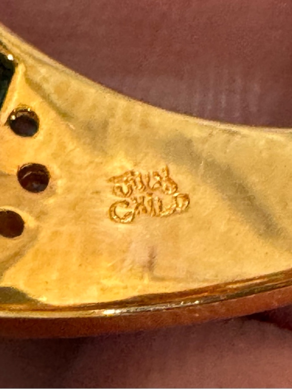 JULY CHILD UFO RING - GOLD - SIZE 8 - Picture 5 of 7